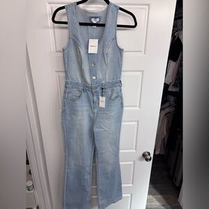 Forever 21 Light Blue Women's Denim Jumpsuit
